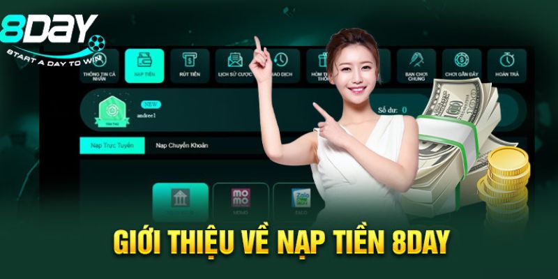 Hướng dẫn cách nạp tiền 8day qua ID ngân hàng