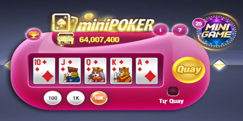 Hướng Dẫn Chơi Mini Poker Đơn Giản Chuẩn Xác Cho Tân Thủ