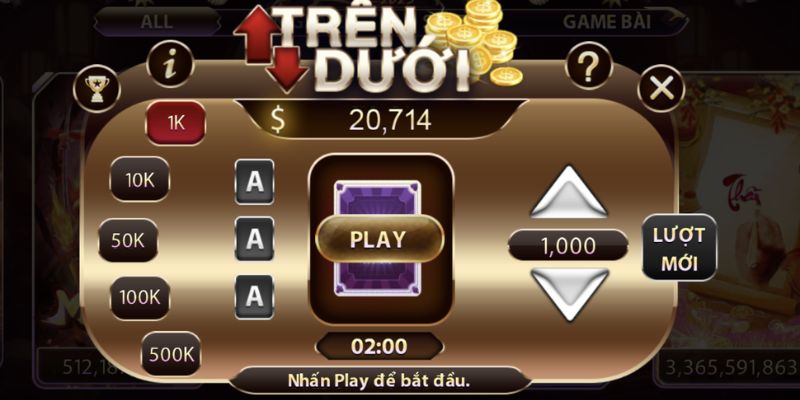 Hướng dẫn luật chơi mini game trên dưới chi tiết cho newbie